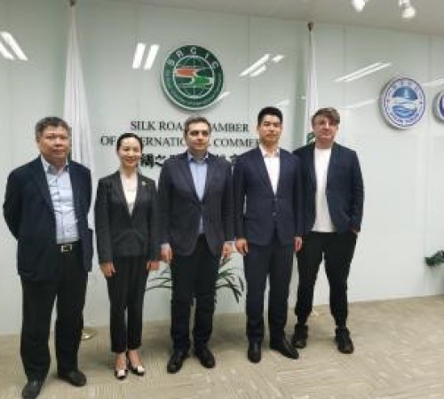 Meeting with Shanghai Hongqiao CBD Administrative Committee and SRICC